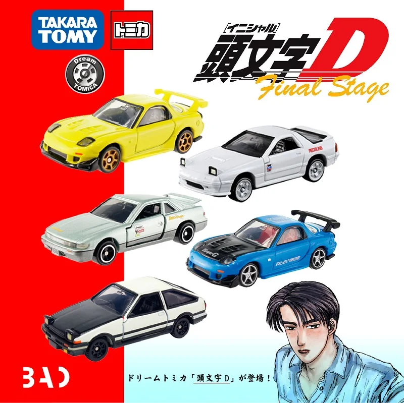 TAKARA TOMY Dream Tomica INITIAL D Mazda FD3S RX-7 SP Nissan S13 SILVIA SKYLINE GT-R(R32) литая модель автомобиля игрушка автомобиль мальчики игрушки