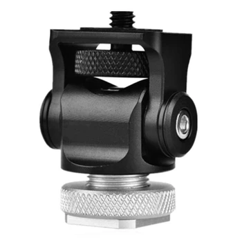 

Hot Shoe Adjustable Flash Adapter Microphone Stand for Outdoor Photography