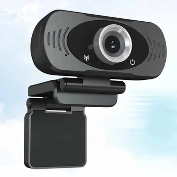 

USB Recording 1080P Webcam Camera for Desktop Laptop Webcam Computer PC Web Camera with Microphone for Home Office Study Game (B