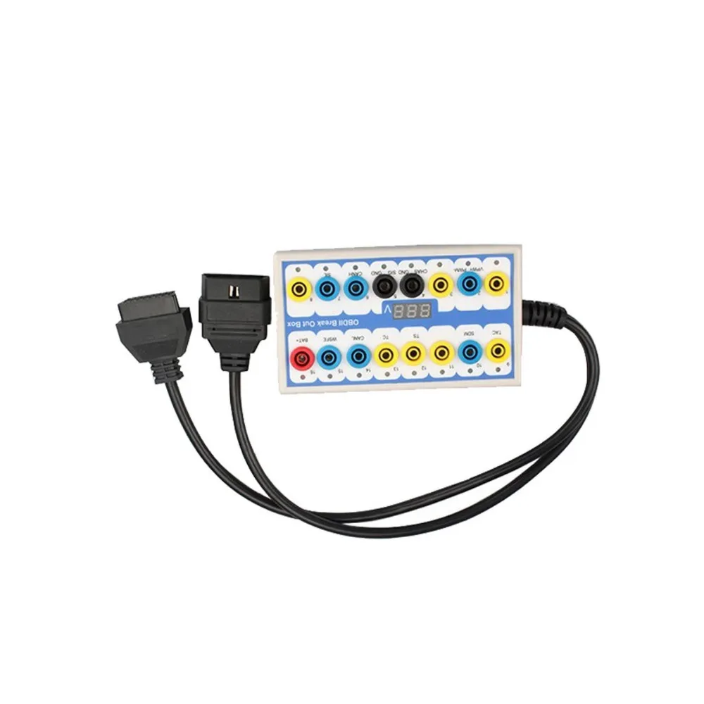 US $29.59 Obd2 Can Data Link Signal Diagnostic Tool Break Out Box Car Protocol Detector Obd Line Testers