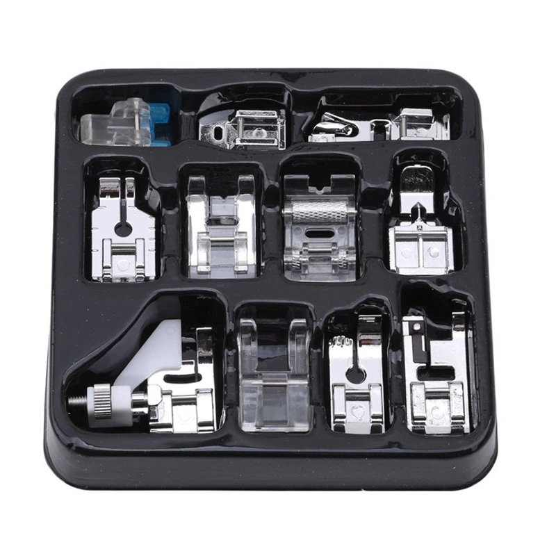 11 PCS Sewing Machine Presser Foot Set Domestic Sewing Machine Presser Foot Braiding Sewing