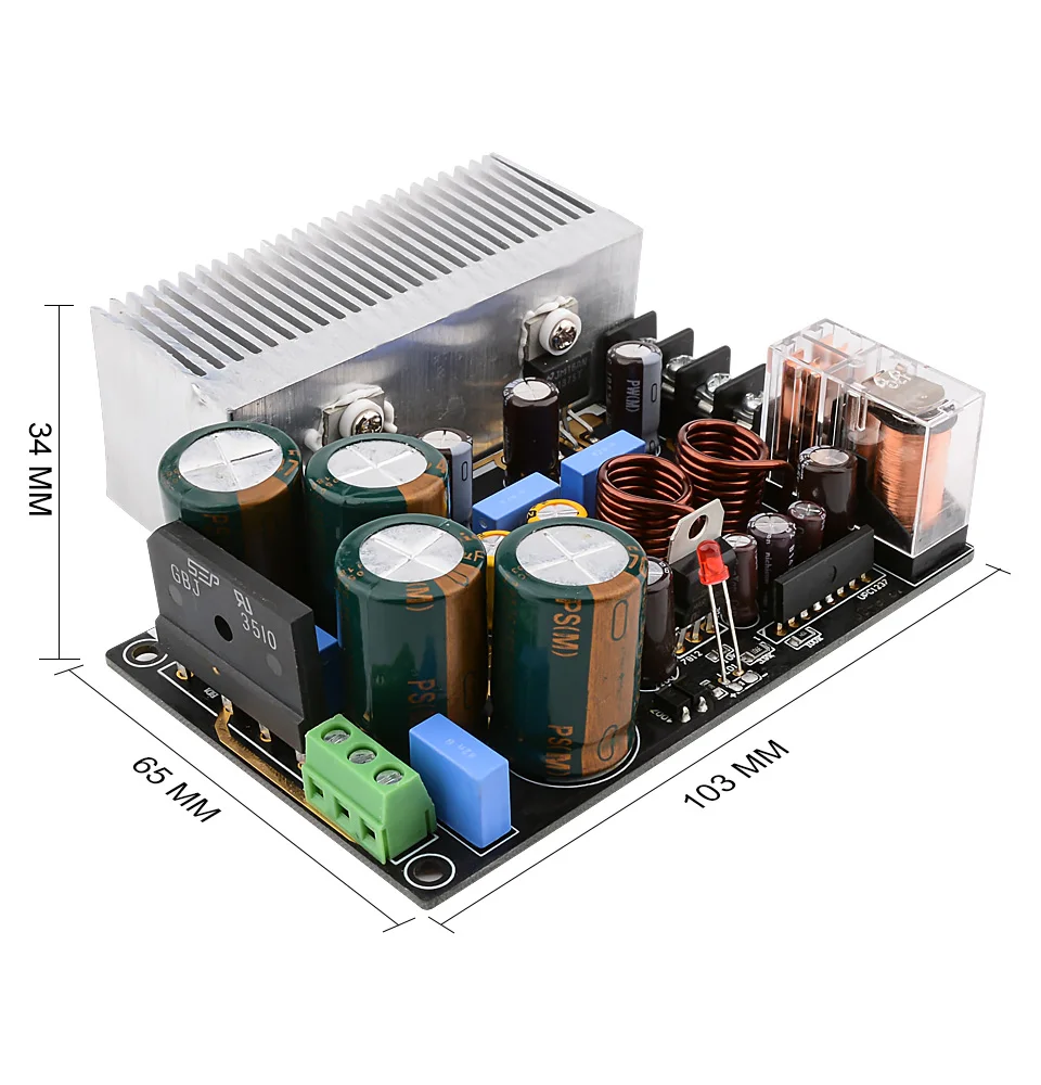 AIYIMA LM1875 36Wx2 Плата усилителя мощности 2,0 канальный HiFi стерео усилитель звука для домашнего кинотеатра DIY