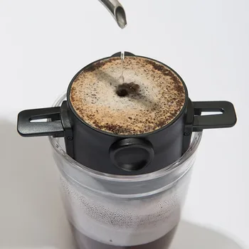 

Coffee Tea Holder Funnel Baskets Reusable Tea Infuser and Stand Coffee Dripper Coffee Filter Portable Stainless Steel Drip