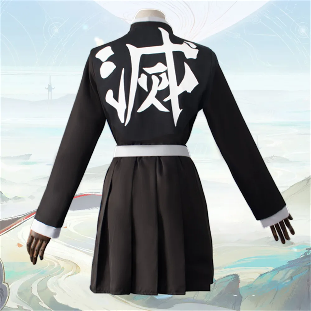 Аниме «Demon Slayer Kimetsu No Yaiba», костюмы для косплея Kanroji Mitsuri, костюм для косплея, кимоно для Хэллоуина, тканевый клинок демона
