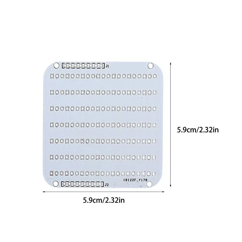 

1Set DC9V Power DIY Tri-color LED Breathing Light Dot Matrix Display Screen Kits