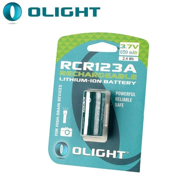 Olight ORB-163P06 650mAh 3,7 V RCR123A 16340 литий-ионный аккумулятор