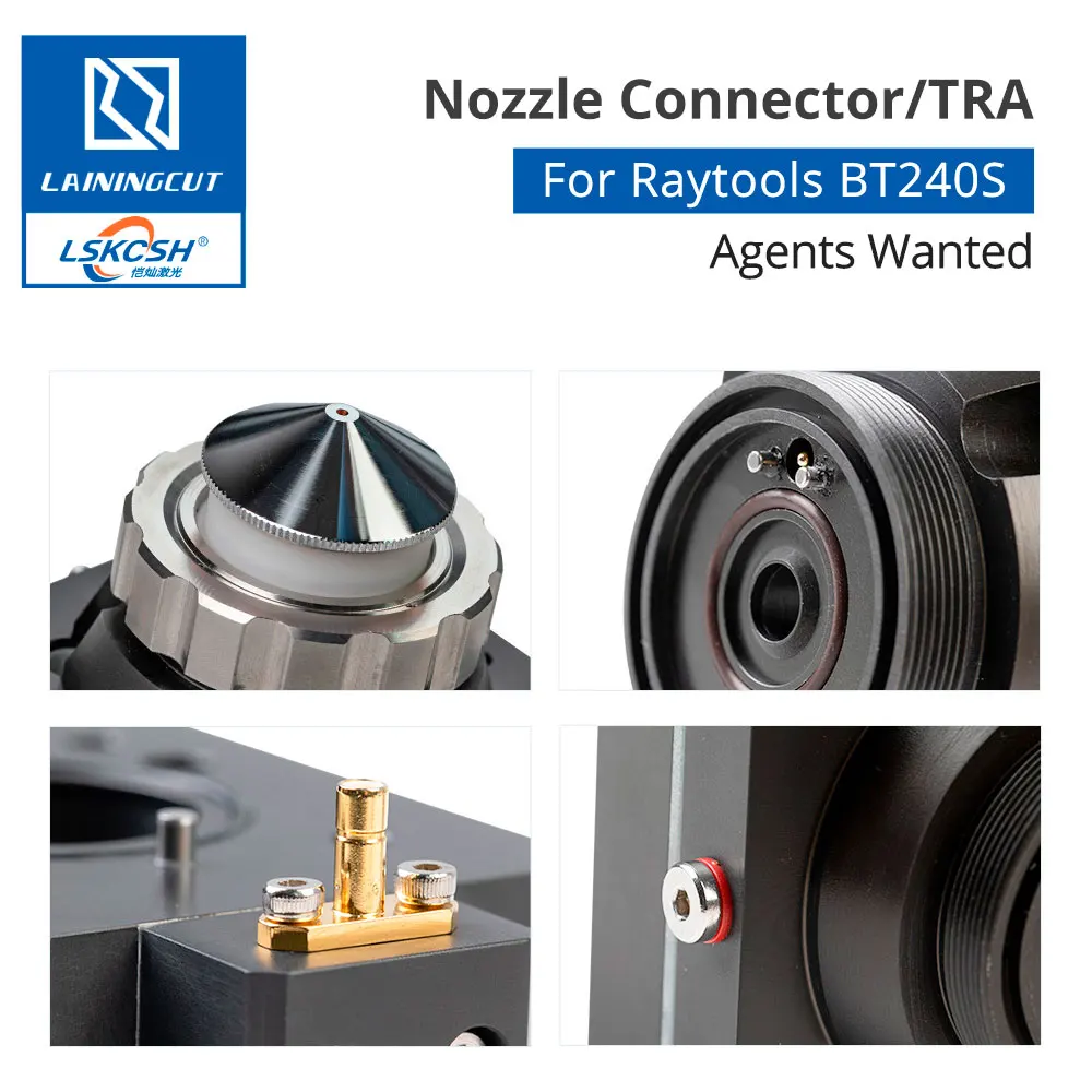 LSKCSH Raytools оригинальная Лазерная насадка соединитель TRA capacivity головка для Raytools волоконная Лазерная режущая головка BT240S GN лазер