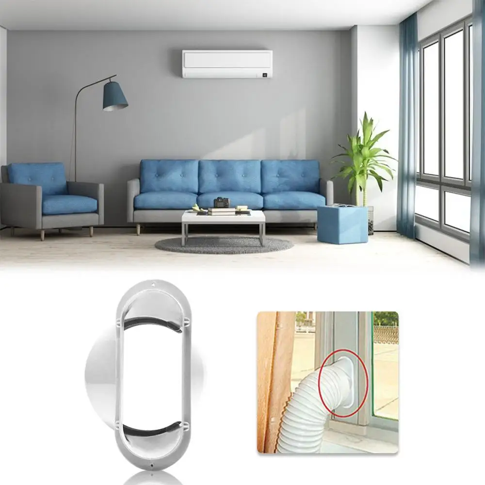 

Portable Adjustable Air Conditioner Exhaust Hose Flat Mouth Interface Accessories For 13CM/15CM Exhaust Pipe Air Conditioning Ba