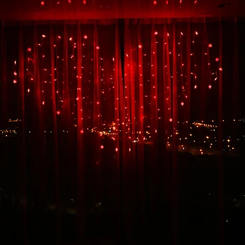

Indoor Holiday Decoration Light LED Love Pendant Heart-shaped Romantic Curtain Color String Light String Color Small Light Strin