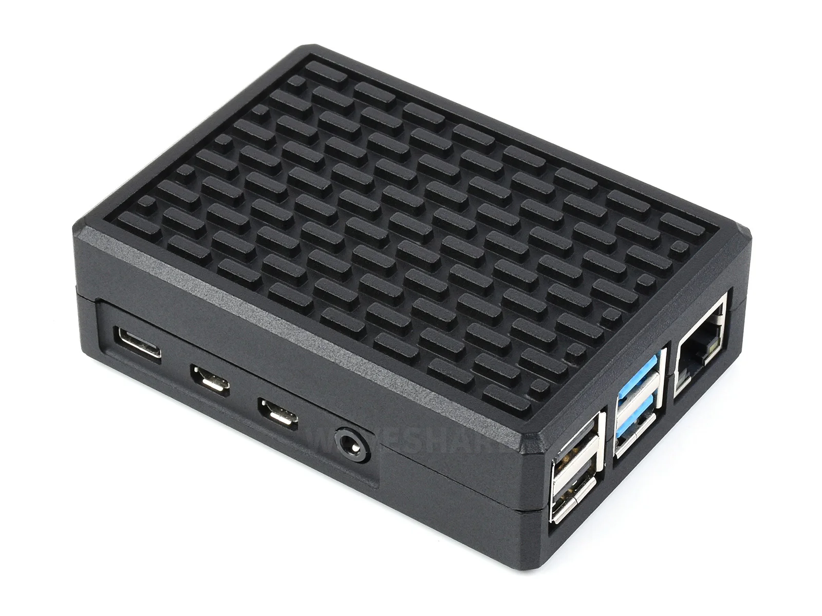 Grade de Alumínio Case Sulcado para Raspberry pi Tampa Sulcada da Grade com Pilares Internos do Dissipador de Calor Refrigerar Passivo Rápido Pi4-case-h Quadro demonstração - Imagem 4