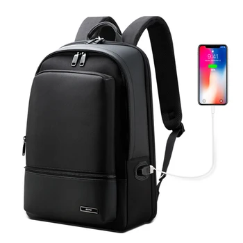 

Water Repellent 15.6 Inch Laptop Backpacks for Men High School College Students Backpack Book Bags USB Charging Back Pack Black