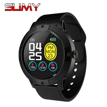 

Slimy YH2 Full Touch Screen Smart Watch with Heart Rate Blood Pressure Monitor Weather Push Music Camera Control Brightness