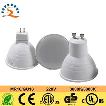 

MR16 GU10 LED Spotlight Bulb 220v 7w 3000k 4000k Lamp 120 degree Bombillas for home light warm white
