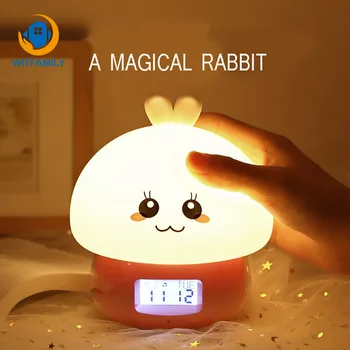 

Smart Mute Creative Personality Student Children Clock Cartoon Cute Recordable Multi-function LED Alarm Clock
