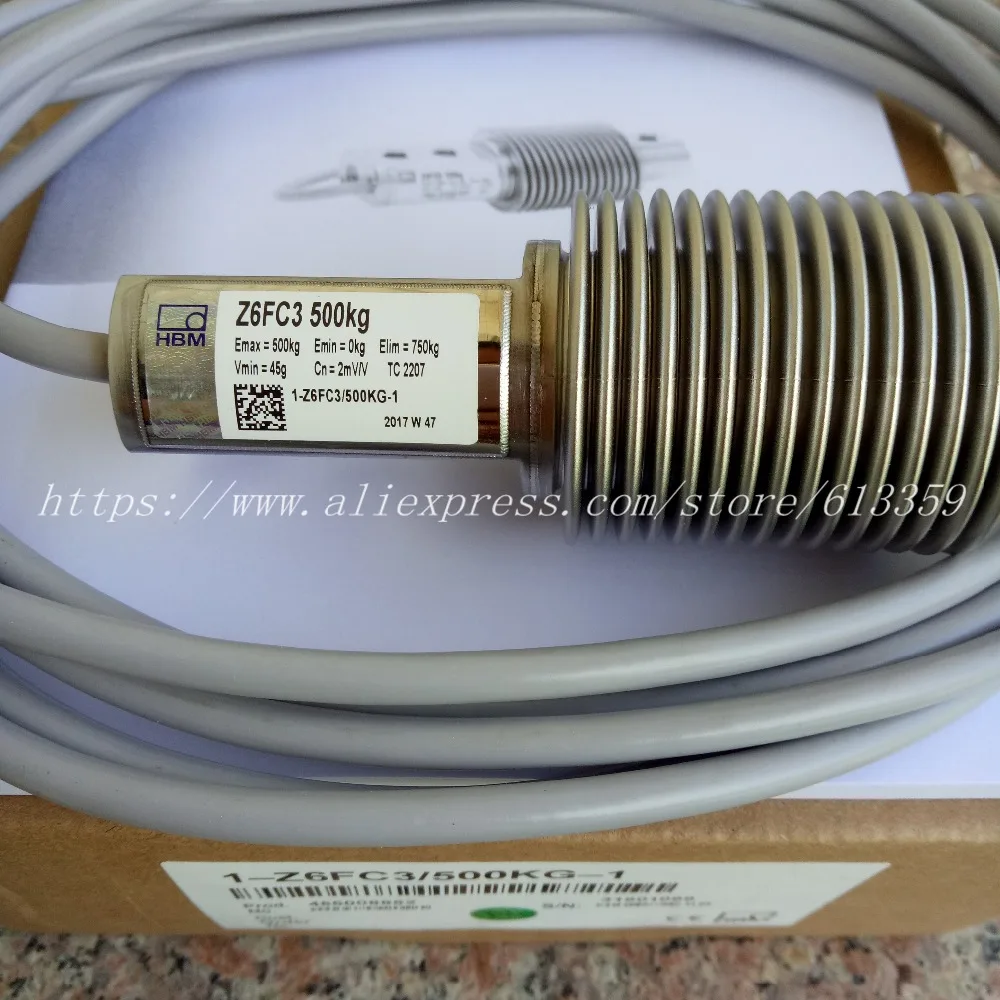 Новые и оригинальные датчики взвешивания грузовых ячеек HBM Z6FC3 /500 кг |