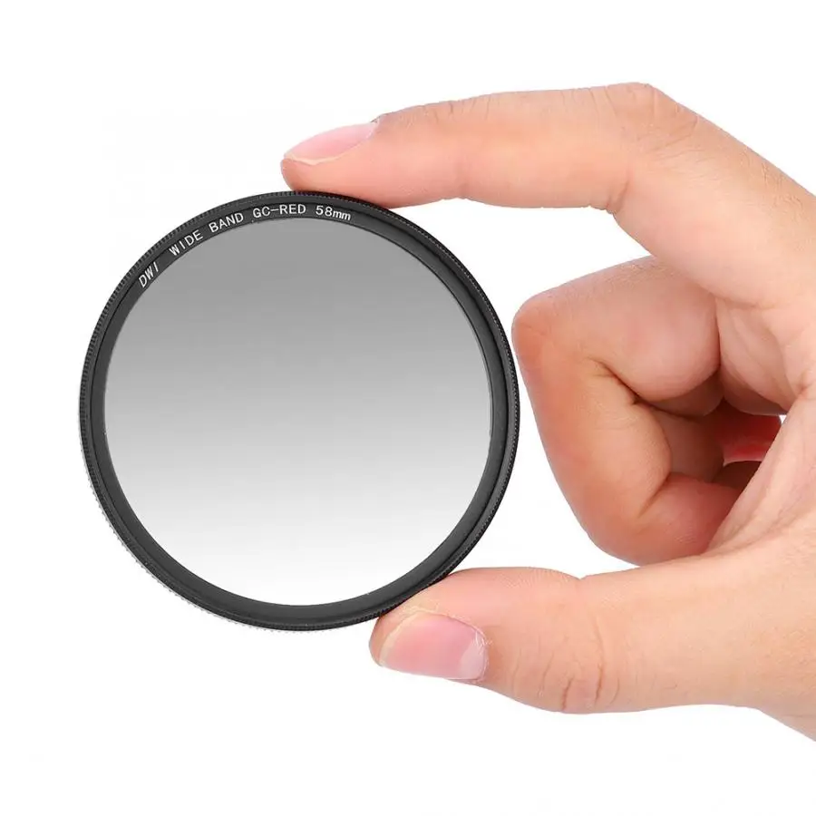 

len accessories Gold Certified ZOMEI 58mm Ultralight Aluminium Alloy Camera Circular Gradient Lens Filter camera len