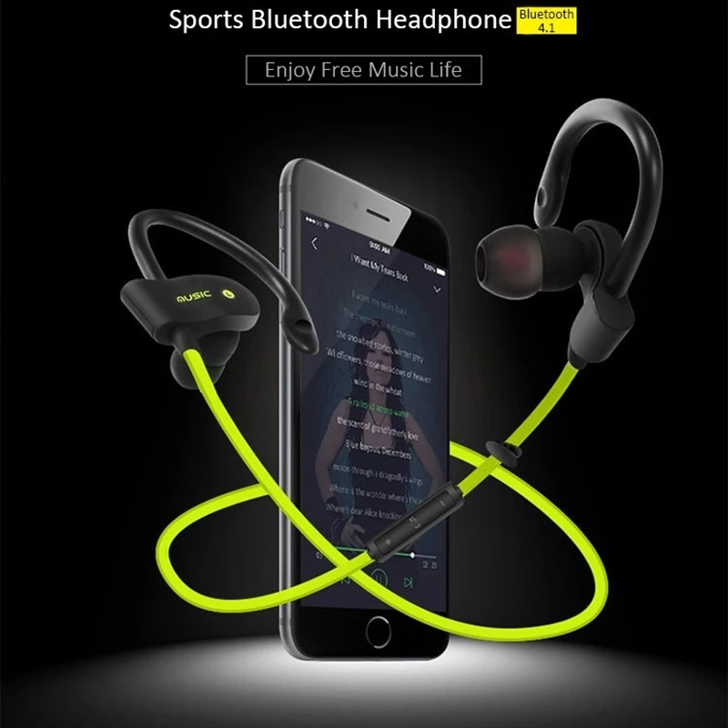 56S New wireless headphones Mini Sport Anti dropping rope Bluetooth Earphone Sweat proof Stereo Earbuds For iPhone Smartphone