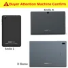 3Piece Tempered Glass Protector for AllDoCube Smile X 10.1 Screen Protector for ALLDOCUBE X Game 10.5 Smile 1 8.0 Screen Gard 6