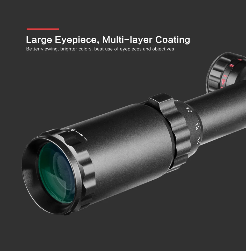 SALTADORES 4-16X40 Caça Sniper Scope Tactical Optical