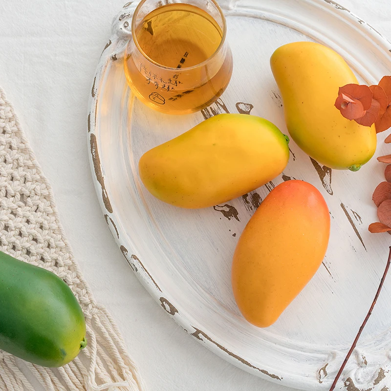Имитация тропических фруктов реквизит имитация манго игрушки молочный чай