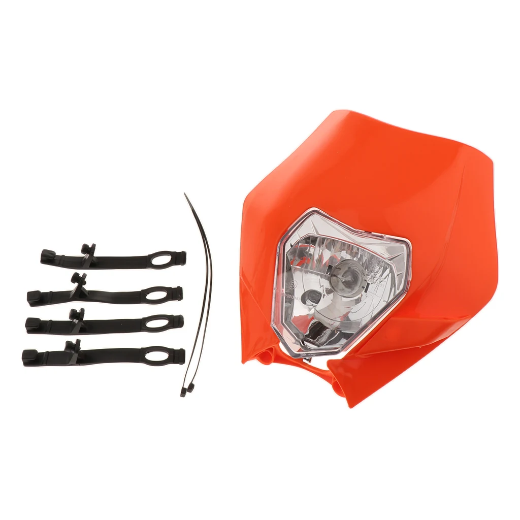 Dual Sport Headlight 12V 35W Head Light for   SMR EXC SX Fairing Mask