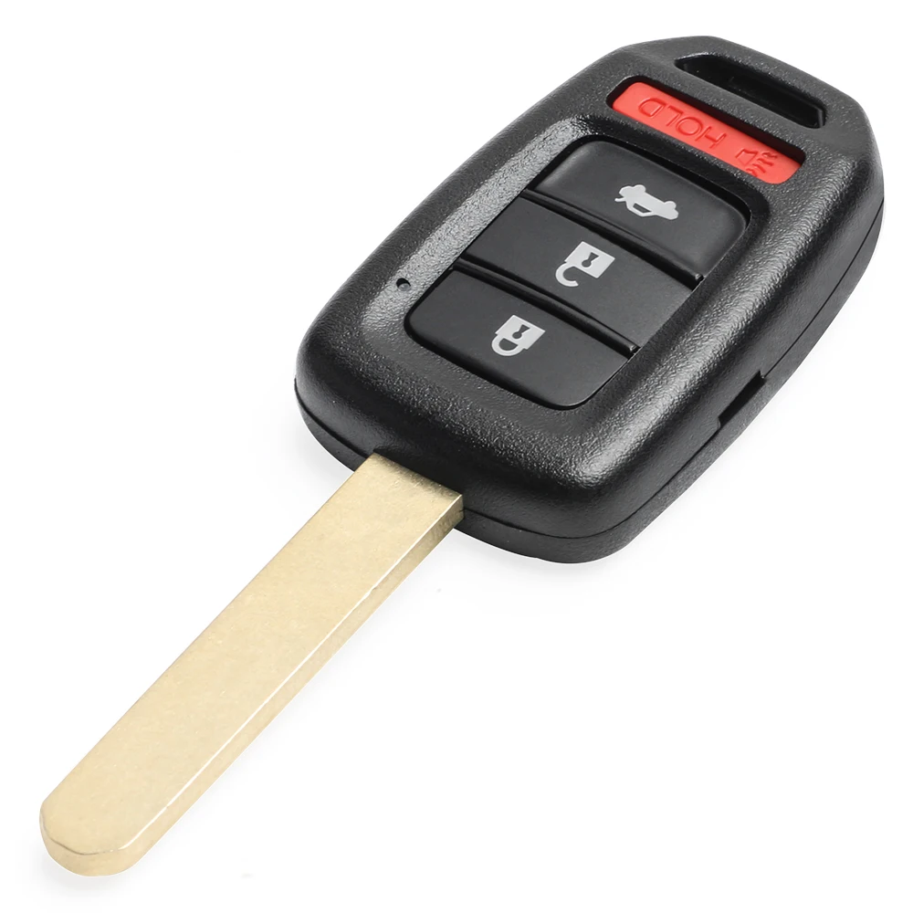 Keyecu OEM дистанционный ключ-брелок от машины 3 кнопки 313,8 МГц/433 МГц ID47 чип для 2013 Honda Accord Civic FCC ID: MLBHLIK6-1T
