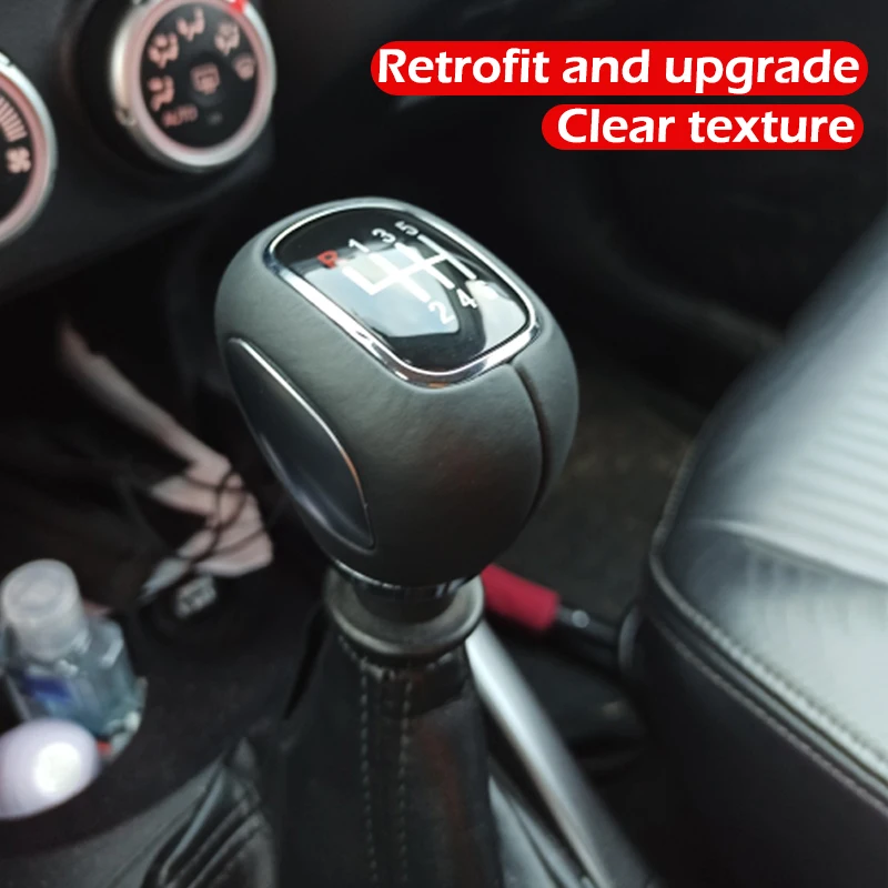 

6-Speed Manual Gear Shift Head Handle Shift Knob Gearbox For Mitsubishi Yige, Outlander lancer Evolution