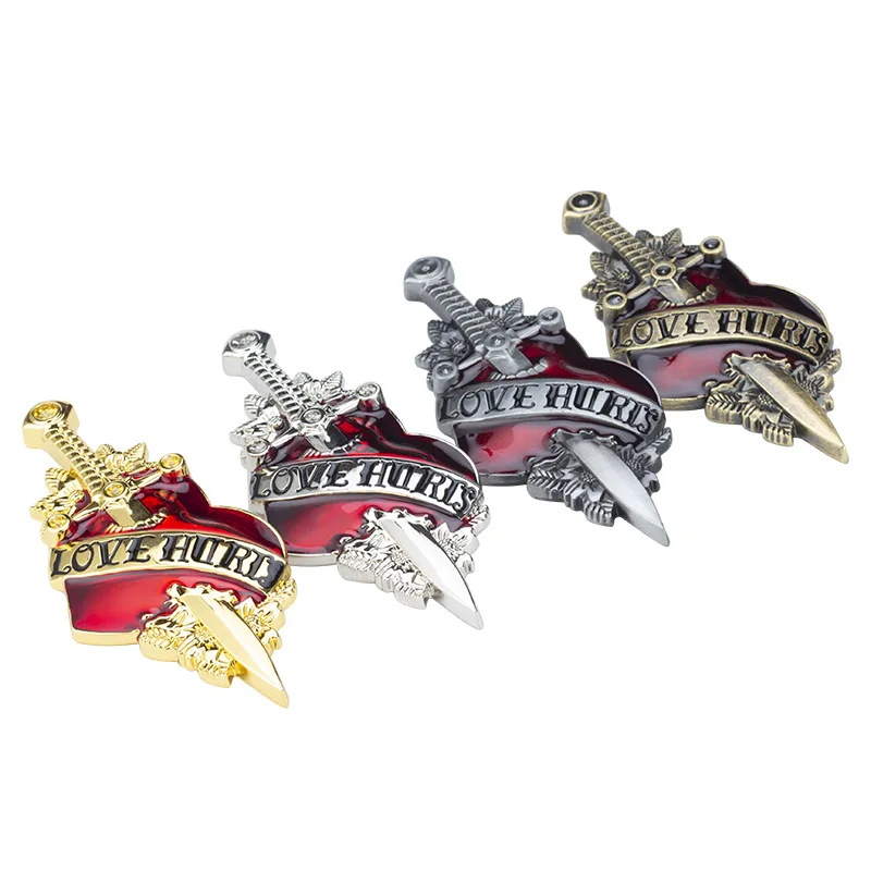 Cool Waist Belts With Through Heart Buckle Punk Relief Pattern Waist Belt All-match Dresses Coat Waistband At Men's Clothing Store