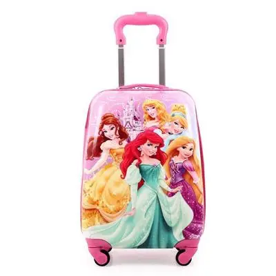 Cartoon Kids Travel Trolley Bags Suitcase for Kids Children Luggage Suitcase Rolling Case Travel Bag on Wheels Suitcase - Цвет: F