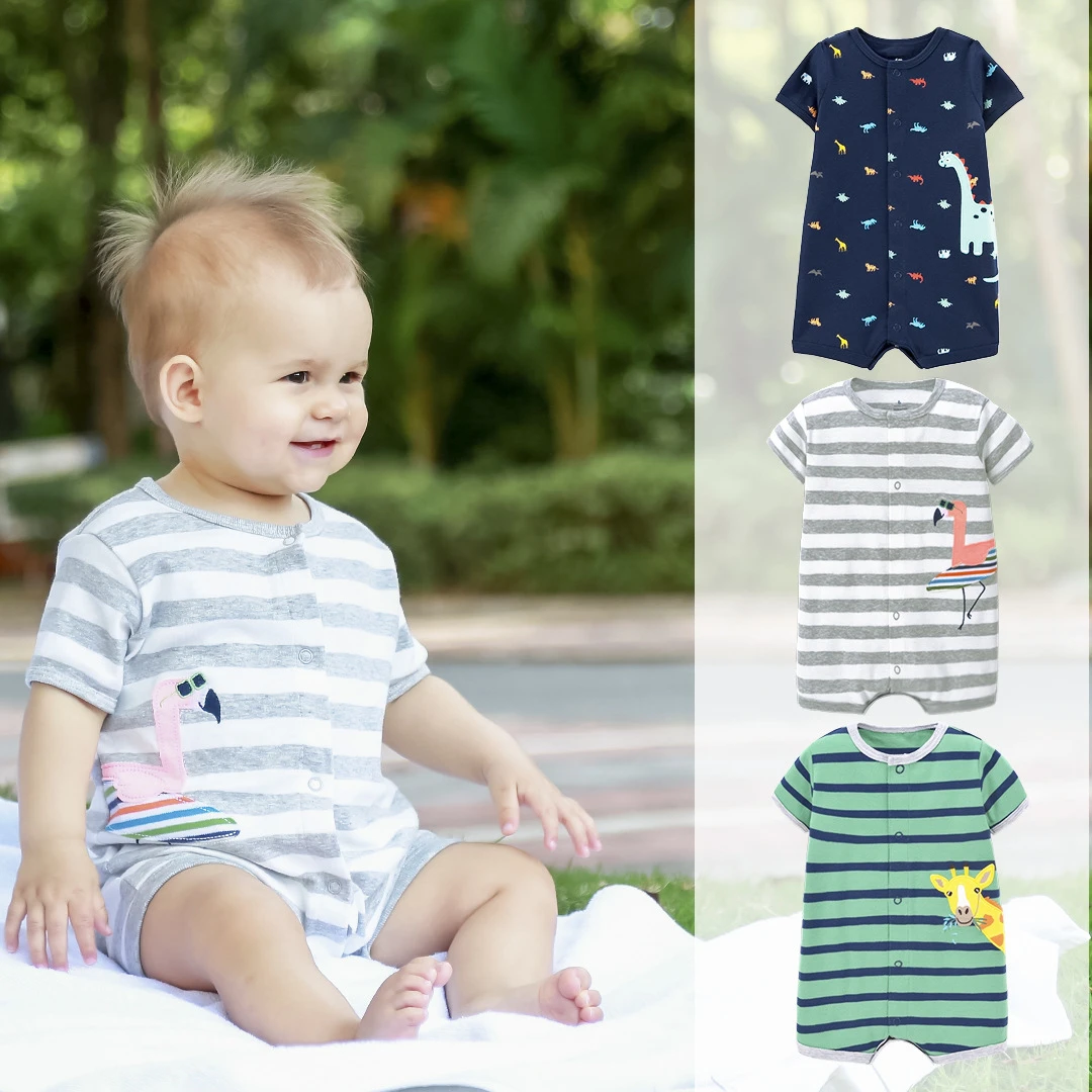 Summer Newborn Baby Clothes Boys Romper Dinosaur Sloth Ropa Para Bebe Cartoon Animal Toddler Romper Toddler Girls Jumpsuit Rompers Aliexpress