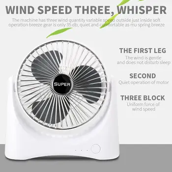 

ABS Fashion Mini Pocket Fan Desktop Fan Portable Fan Outdoor Air Conditioning Gift Summer Student Travel USB Rechargeable