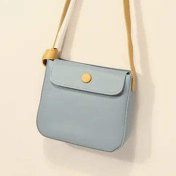 

2020 New Style WOMEN'S Bag Single-shoulder Crossbody Bag Flip Saddle Bag Soft Surface Simple Shoulder Bag