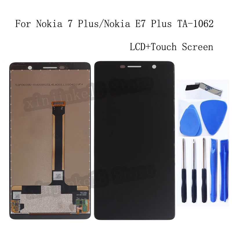 

Original For Nokia 7 Plus LCD Display Touch Screen TA-1062 LCD Digitizer Repair Parts For Nokia E7 Plus 7Plus Screen LCD Display