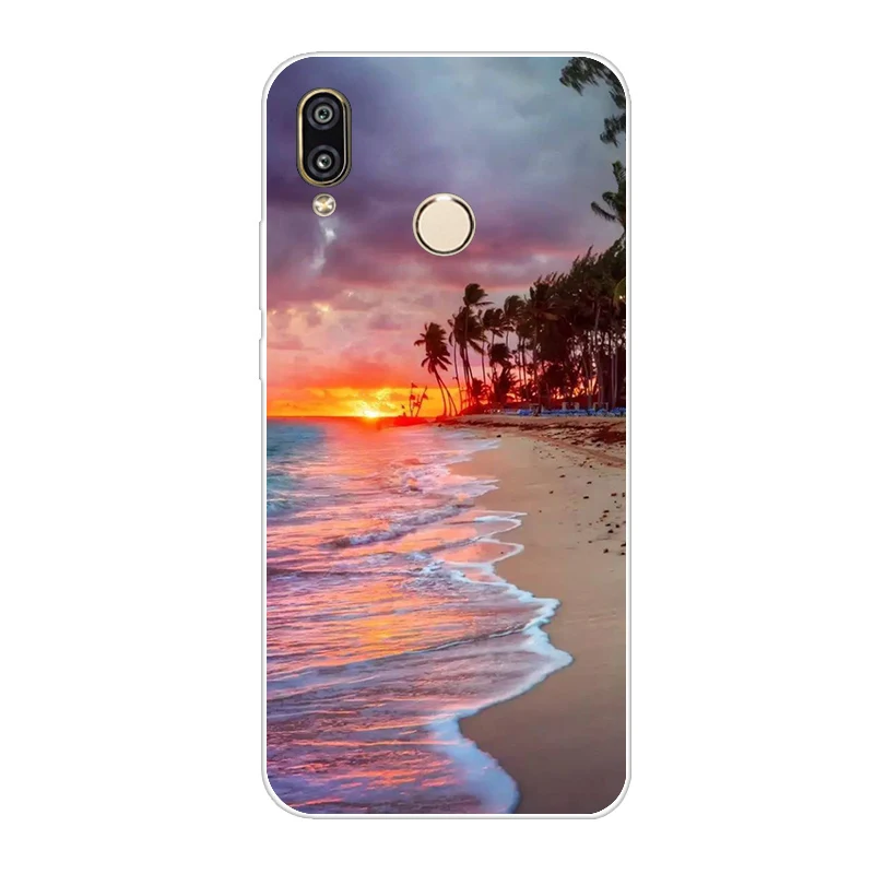 Мягкий чехол для телефона из ТПУ для huawei P20 Lite, разноцветный окрашенный чехол для huawei P20 Lite Capa Funda P20Lite 5,84"