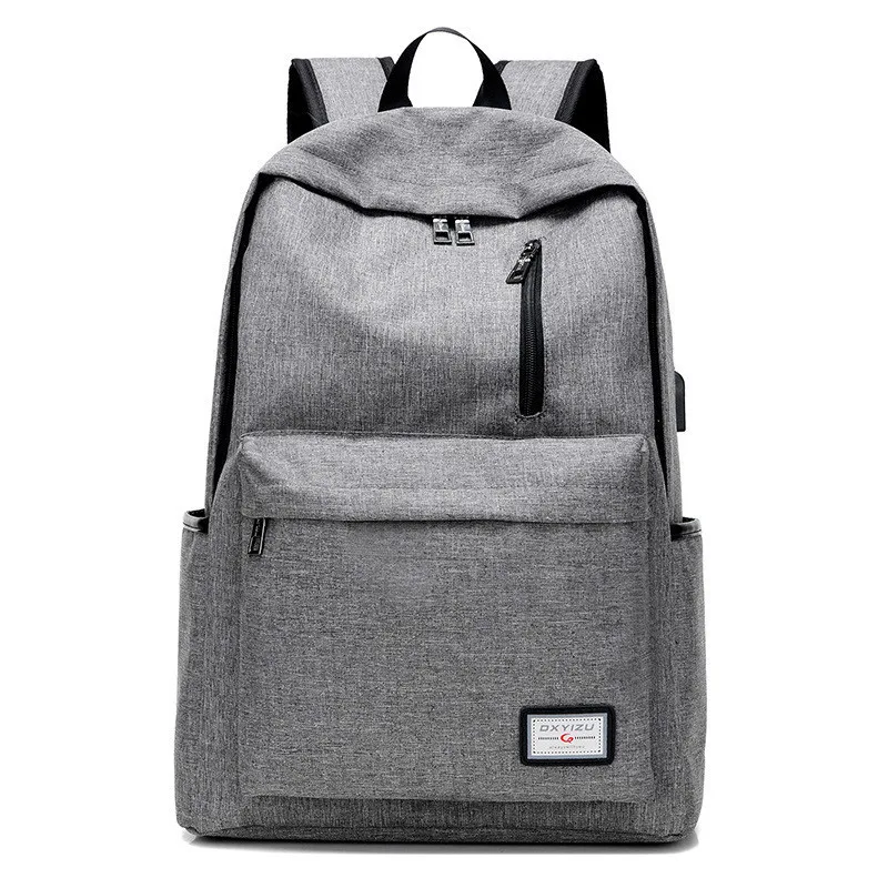 Холст студенческий школьный рюкзак для мальчиков подростков мужской классический рюкзак черный usb зарядка школьная сумка для подростков мужской элегантный дизайн