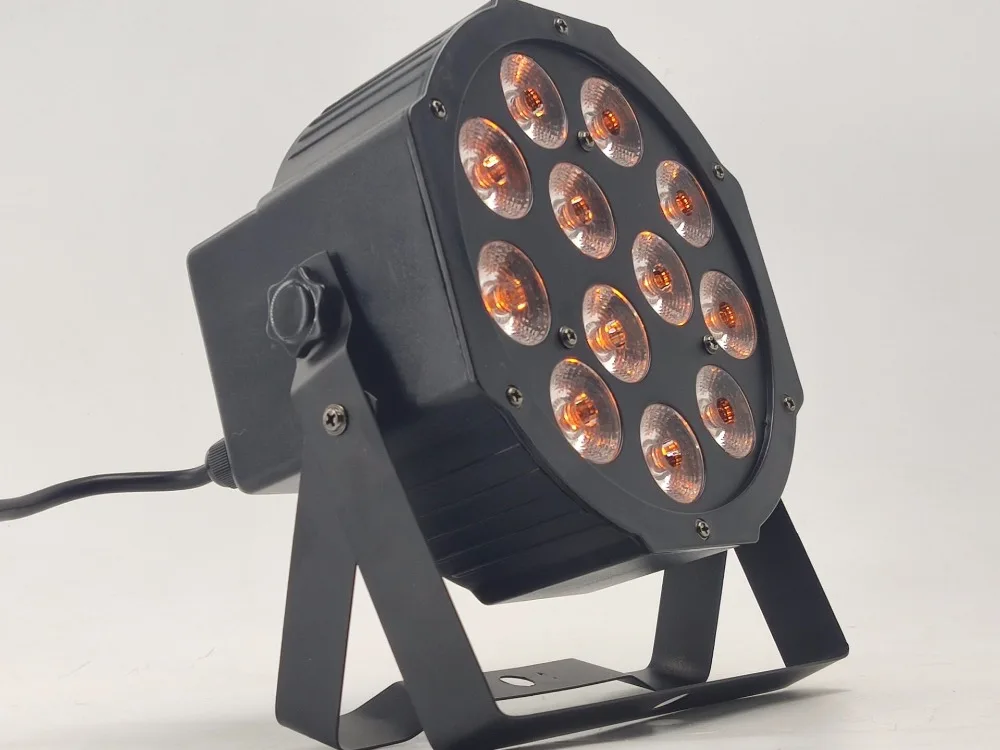 4PCS/ 12X12W led Par light RGBWA+UV PAR LED professional dj equipment led wash light
