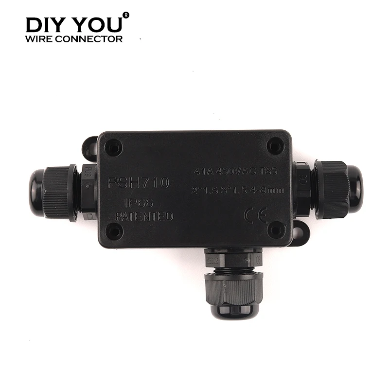 2/3  ߿  ̺ Ŀ  ڽ, ͹̳  ̾ , IP66, 41A, 450V