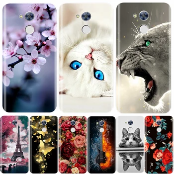 

Phone Case For Huawei Honor 6A 6X 6C Pro Soft Silicone TPU Cute Cat Painted Back Cover For Huawei Honor 5C 5X 4C 4X Case