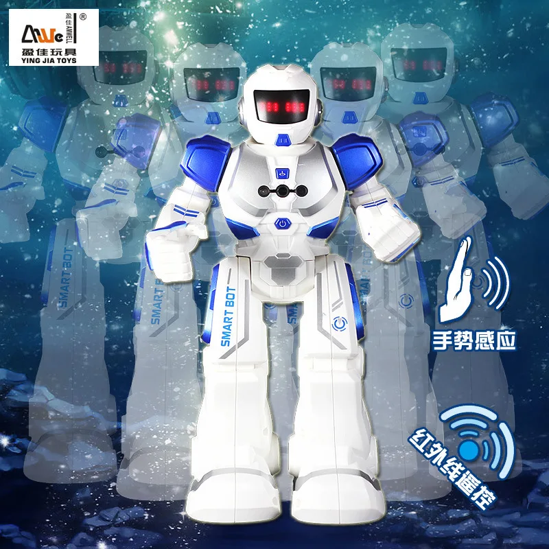 

AMWELL New Weir Machinery Cops 6088 Smart Remote Control Robot Charging Programming Singing Dancing CHILDREN'S Toy