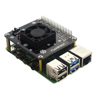 

Suitable for Raspberry Pi 4B 4Th Generation B Type/3B+ Fan GPIO Expansion Board LED Backlight Independent Switch