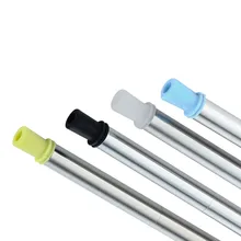 Складное Силиконовое всасывающее сопло кофейная солома 304 нержавеющая сталь многоразовые металлические трубочки для питья кухонные принадлежности барные аксессуары