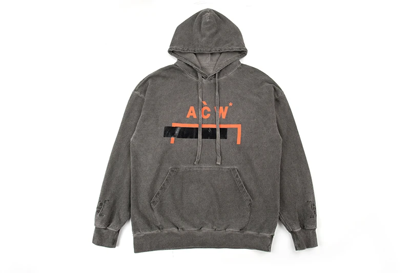 Новинка года, A-COLD-WALL, винтажная серая толстовка с капюшоном, 19SS, с холодной стеной, с высокой уличной функцией, для мужчин и женщин, толстовка с буквенным принтом, пуловер ACW