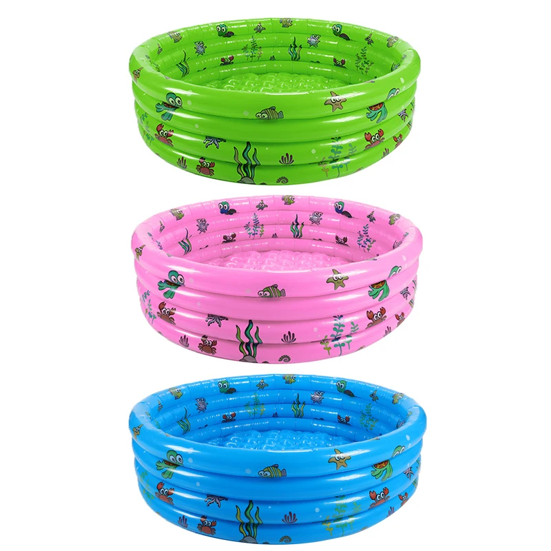 

4 Layers Animal Inflatable Round Swimming Pool 1.3/1.5m Water Swimming Pool Adult Kids Children Water Swimming Pool