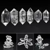 Natural Clear Crystal Quartz Electroplating Rainbow Wand Point Healing Stones For Aquarium Crafts Making Ornaments Home Decor 5