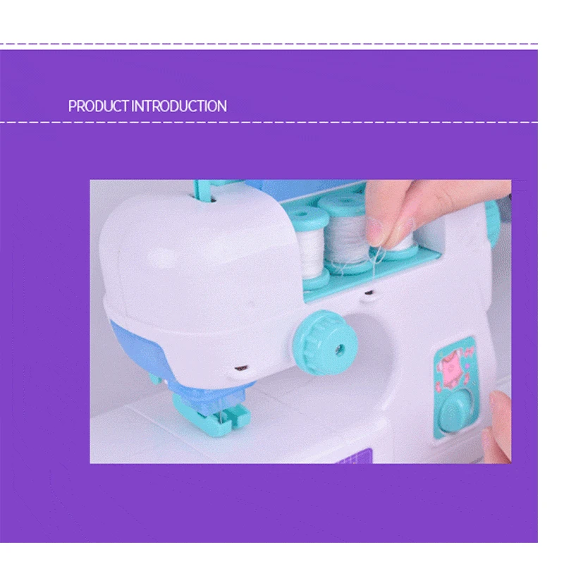 Электрическая швейная студийная машина шьем развивающая игрушка для девочек детские подарки Рождественские забавные Zabawki