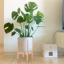 Деревянная мебель полки с цветами садовые растения подставка под крышки дисплей деревянная полка бонсай стеллаж для хранения балкон наружное украшение 27x20 см