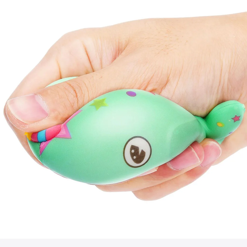 Cartoon Whale Super Slow Rising Animal Toys For Children Birthday Funny Gift Antistress Relieve Stress Cure Gift #A