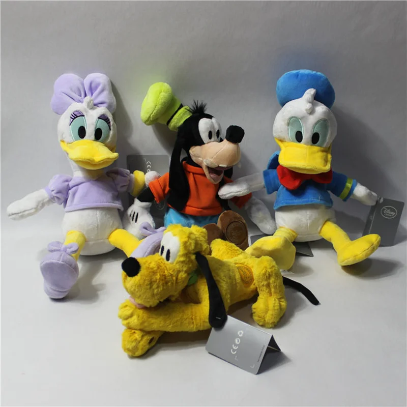 4 шт./лот 25-35 см 13 7 &quotоригинальный Plutoo Goofyy собака Donaldy утка daisyy Мягкие плюшевые