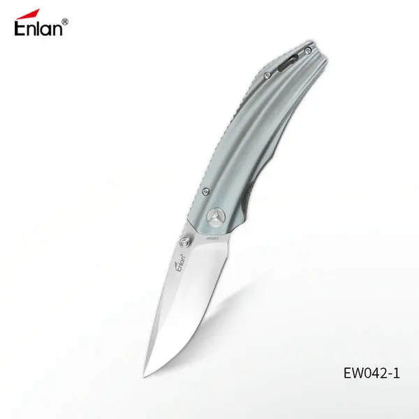 Enlan EW042 складной нож Карманный походные ножи для выживания 8cr13mov, G10/алюминиевая ручка тактический охотничий EDC переносные ножи - Цвет: Многоцветный