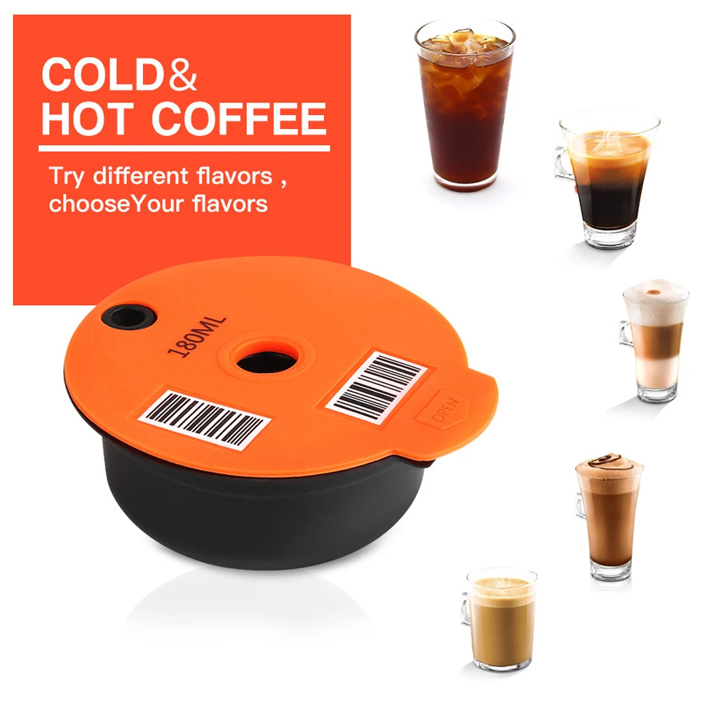 180/60ml Reusable Coffee Refillable Coffee Capsules Capsule Cup for